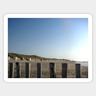 beach in the Netherlands Sticker